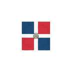 Dominican Republic Flag Square Towel 13“x13” - Conscious Apparel Store