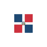 Dominican Republic Flag Square Towel 13“x13” - Conscious Apparel Store