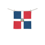 Dominican Republic Flag Square Towel 13“x13” - Conscious Apparel Store
