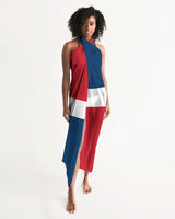 Dominican Republic Flag Swim Cover Up - Conscious Apparel Store