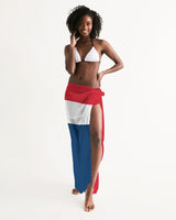 Dominican Republic Flag Swim Cover Up - Conscious Apparel Store