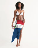 Dominican Republic Flag Swim Cover Up - Conscious Apparel Store
