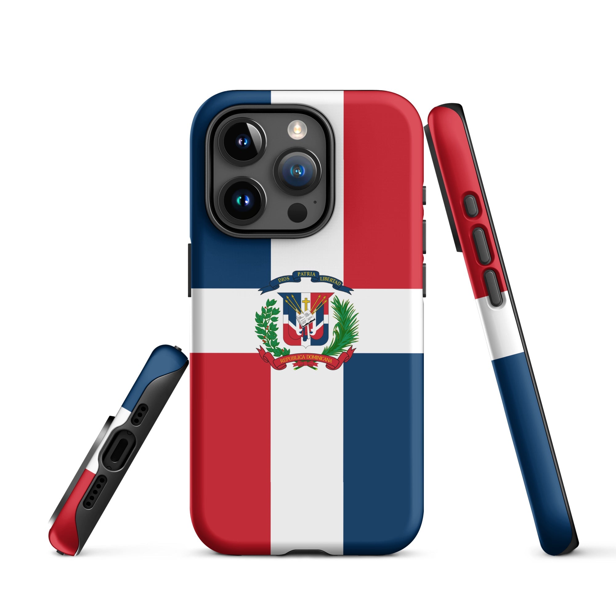 Dominican Republic Flag Tough Cellphone Case for iPhone® - Conscious Apparel Store