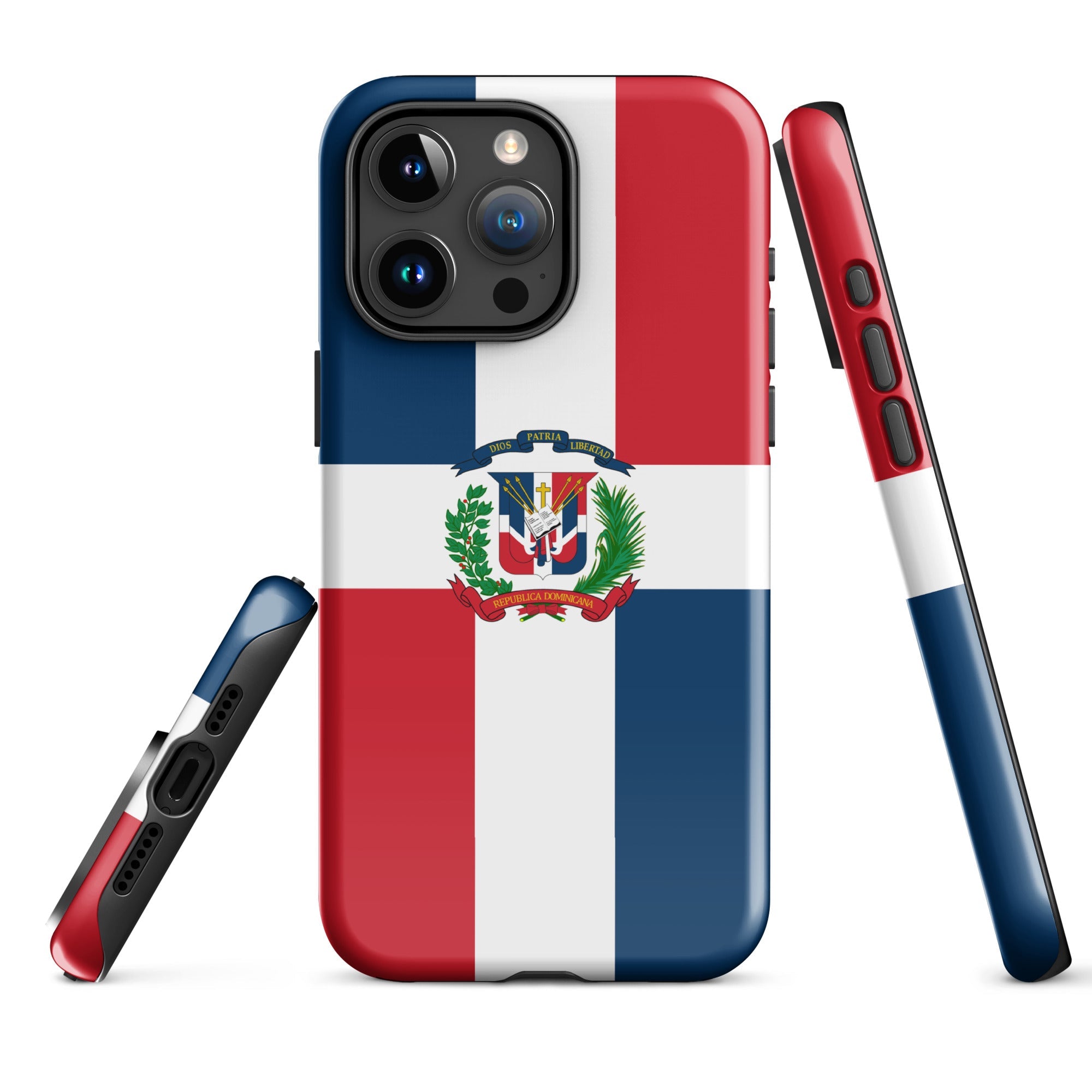 Dominican Republic Flag Tough Cellphone Case for iPhone® - Conscious Apparel Store