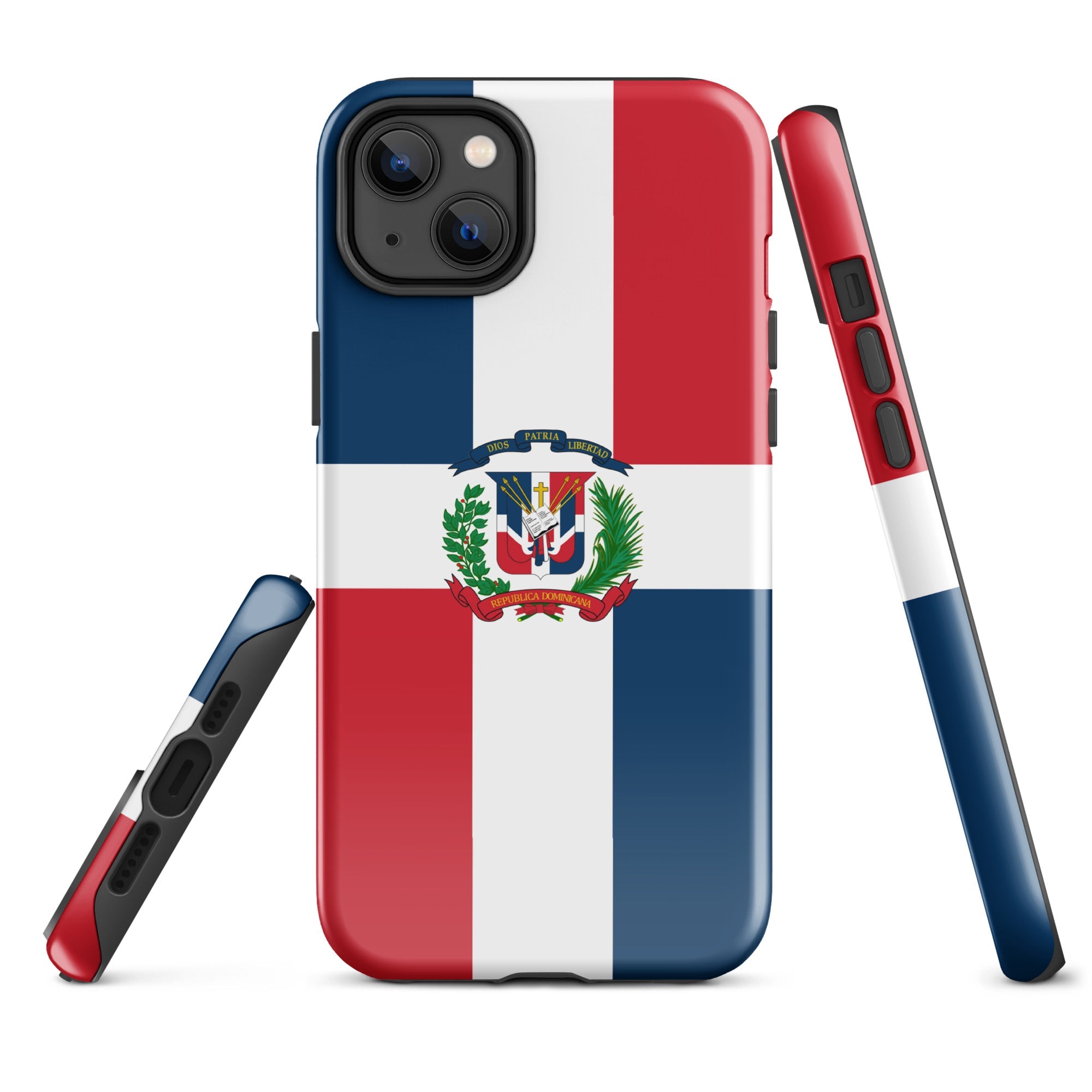 Dominican Republic Flag Tough Cellphone Case for iPhone® - Conscious Apparel Store