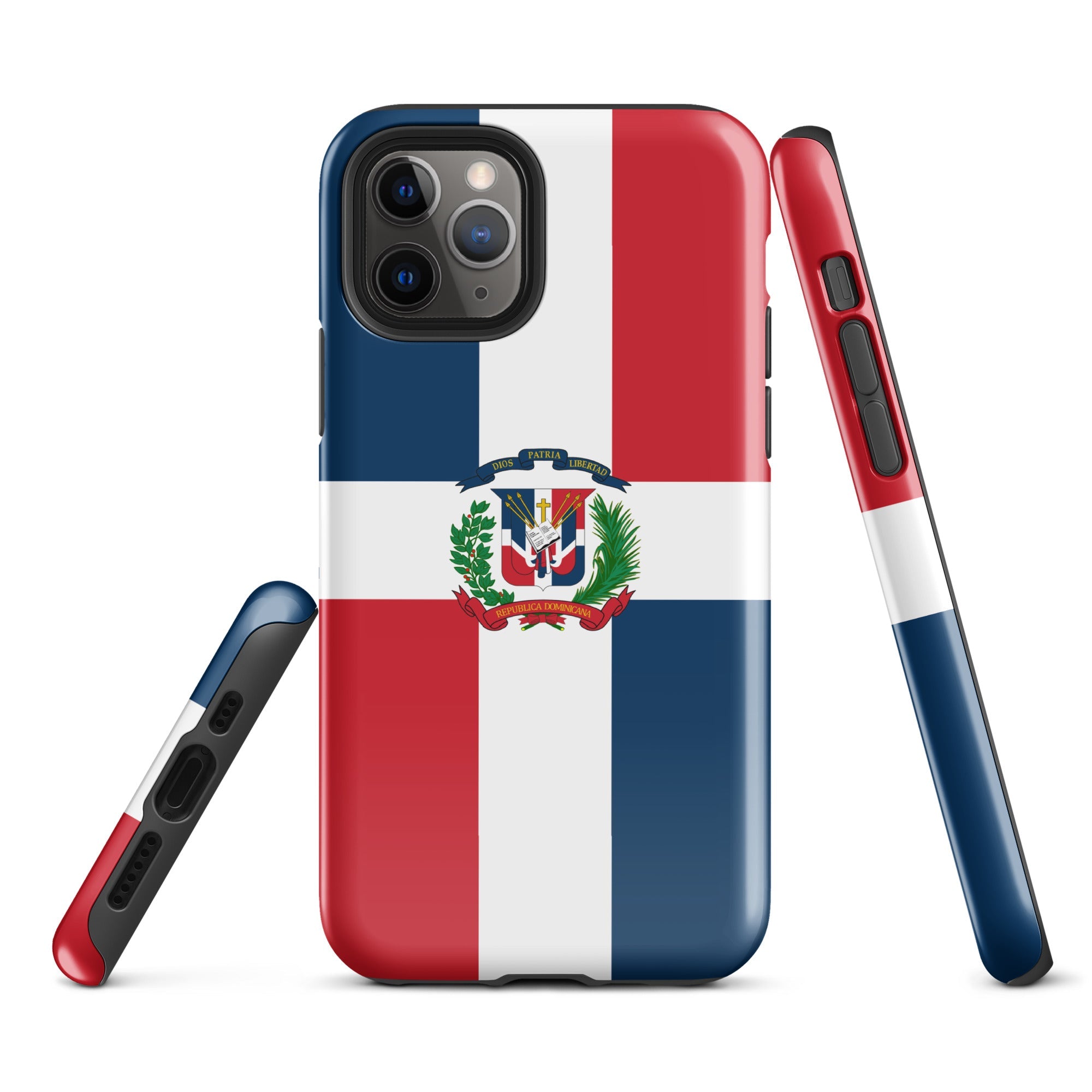 Dominican Republic Flag Tough Cellphone Case for iPhone® - Conscious Apparel Store
