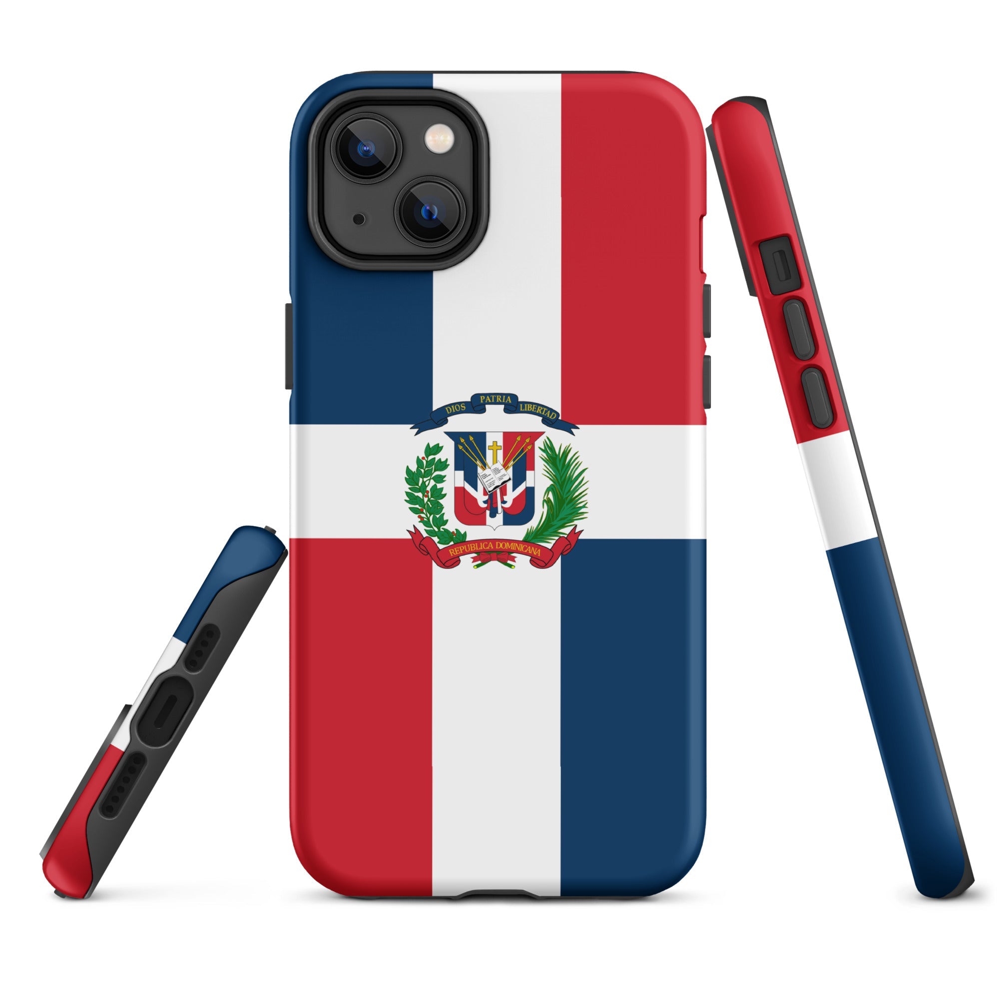 Dominican Republic Flag Tough Cellphone Case for iPhone® - Conscious Apparel Store