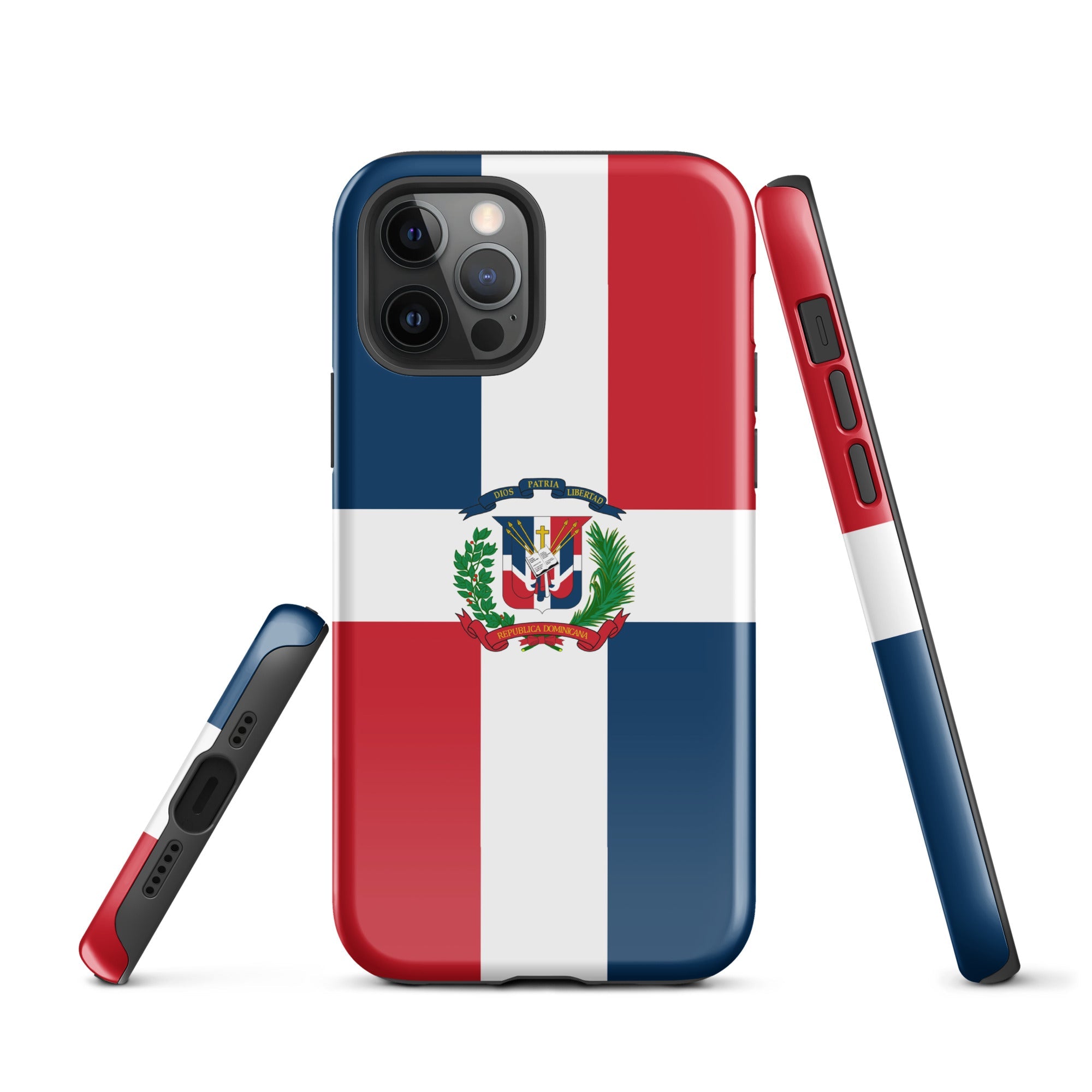 Dominican Republic Flag Tough Cellphone Case for iPhone® - Conscious Apparel Store