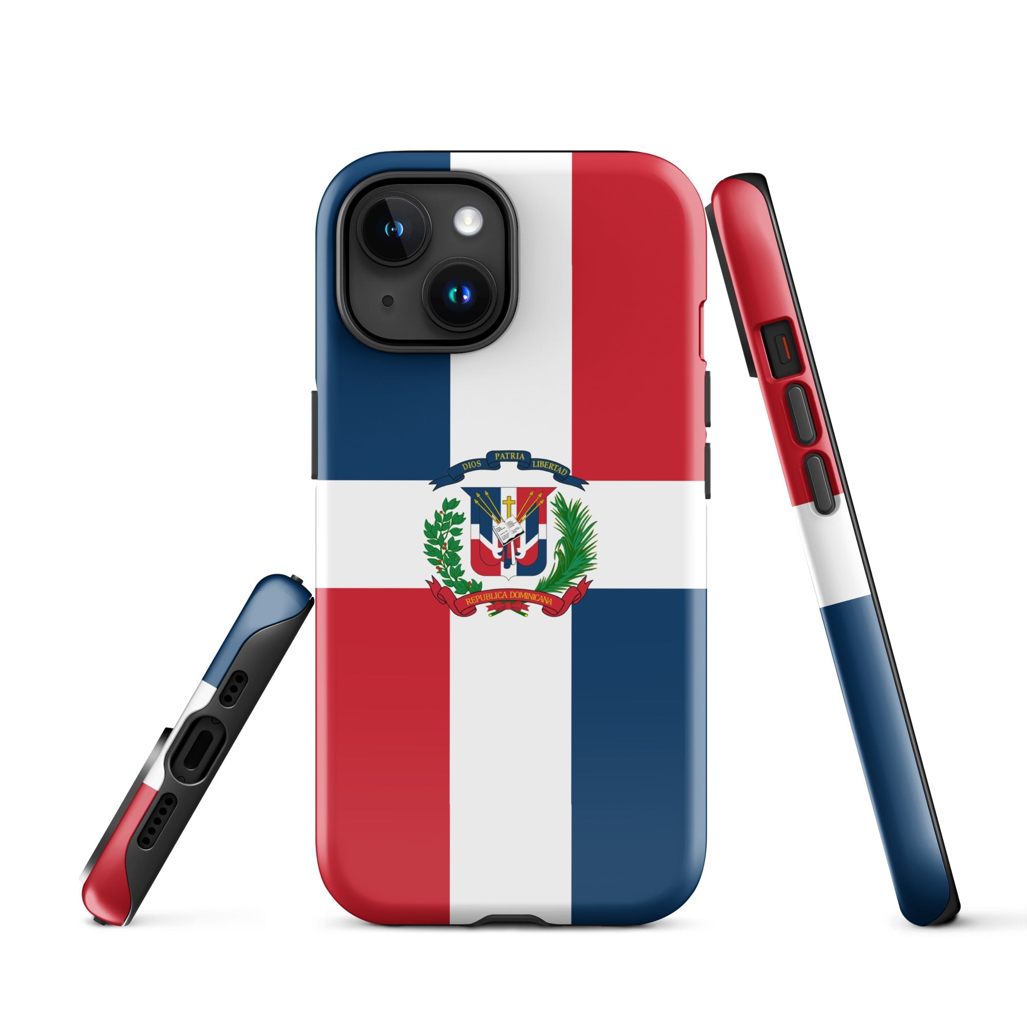 Dominican Republic Flag Tough Cellphone Case for iPhone® - Conscious Apparel Store