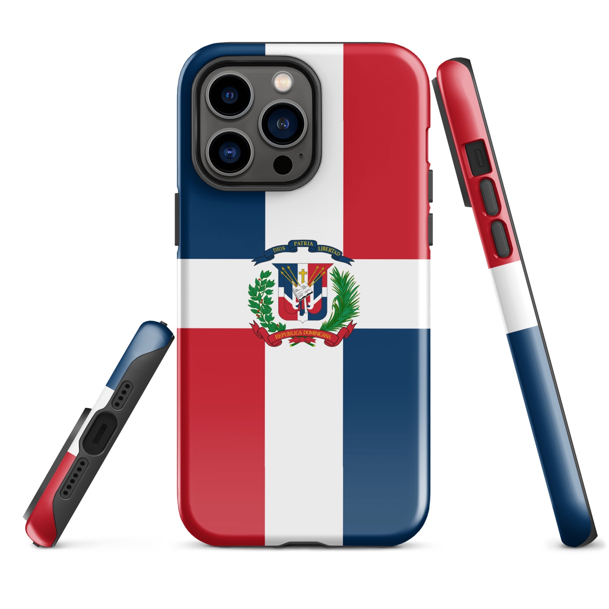 Dominican Republic Flag Tough Cellphone Case for iPhone® - Conscious Apparel Store