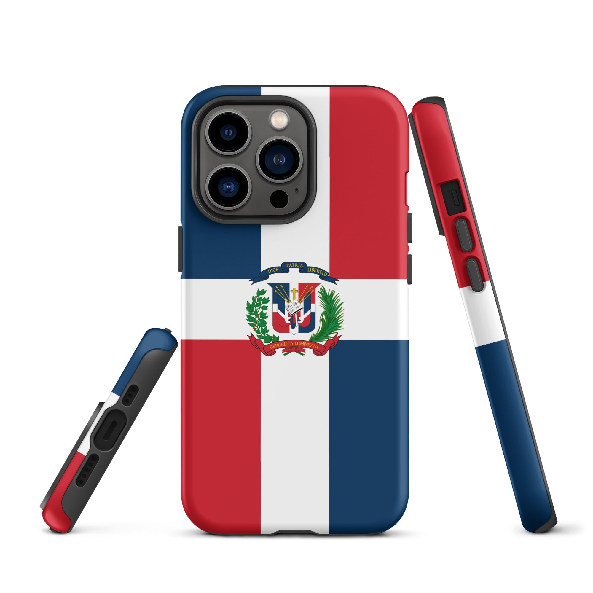 Dominican Republic Flag Tough Cellphone Case for iPhone® - Conscious Apparel Store