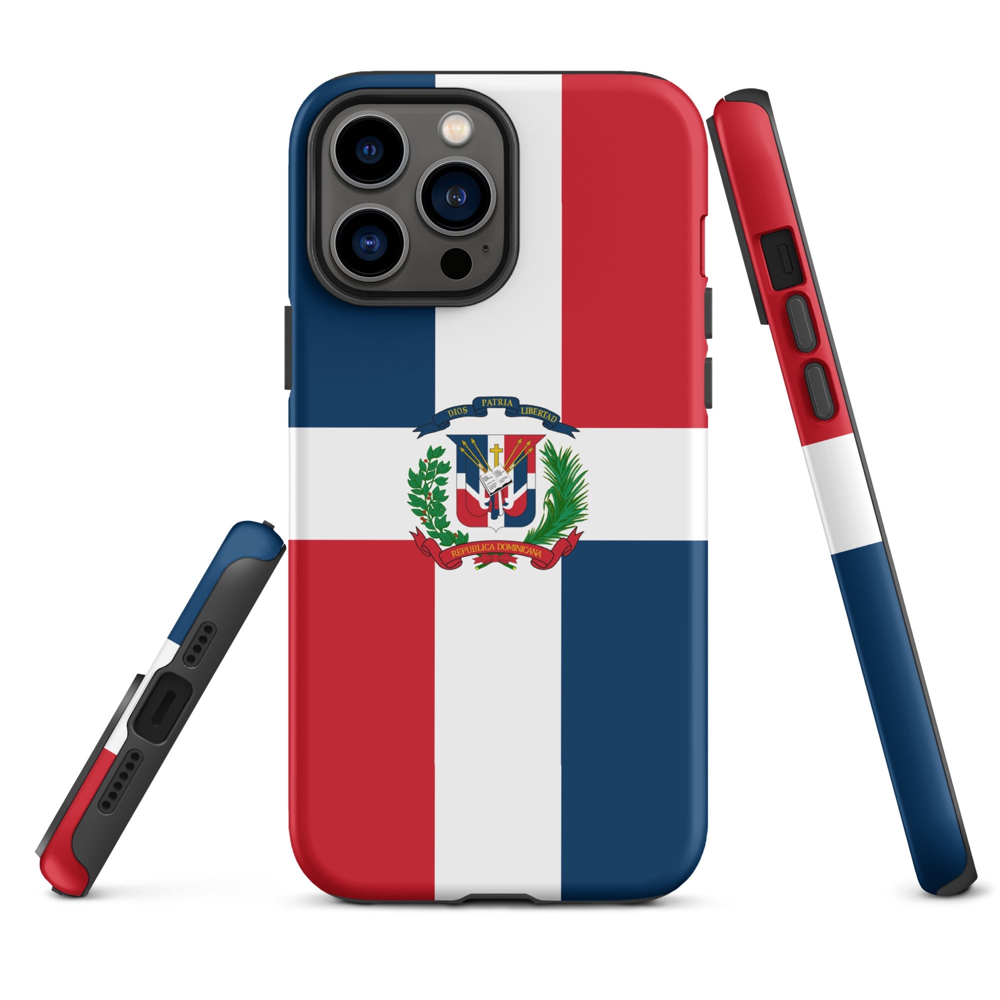 Dominican Republic Flag Tough Cellphone Case for iPhone® - Conscious Apparel Store