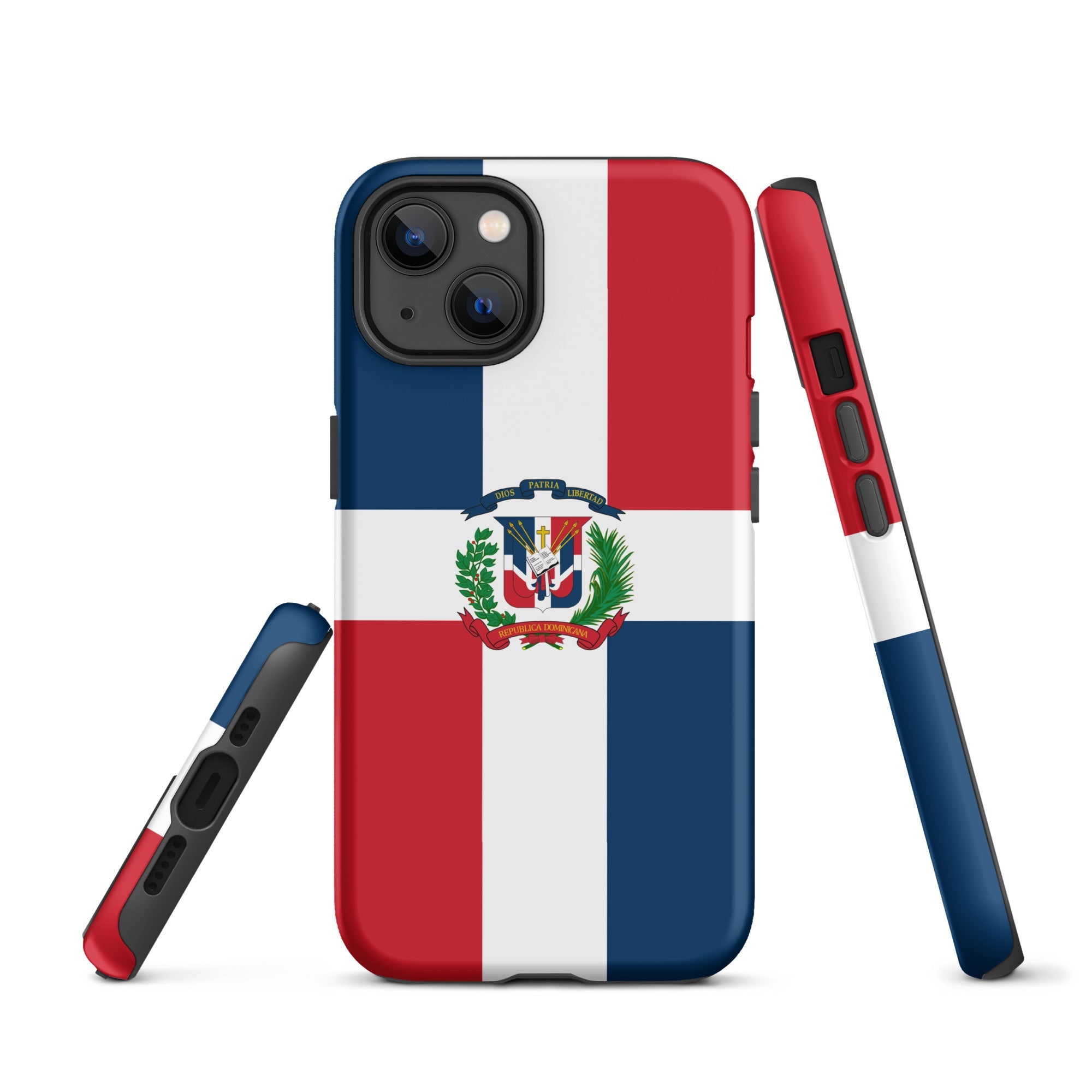 Dominican Republic Flag Tough Cellphone Case for iPhone® - Conscious Apparel Store