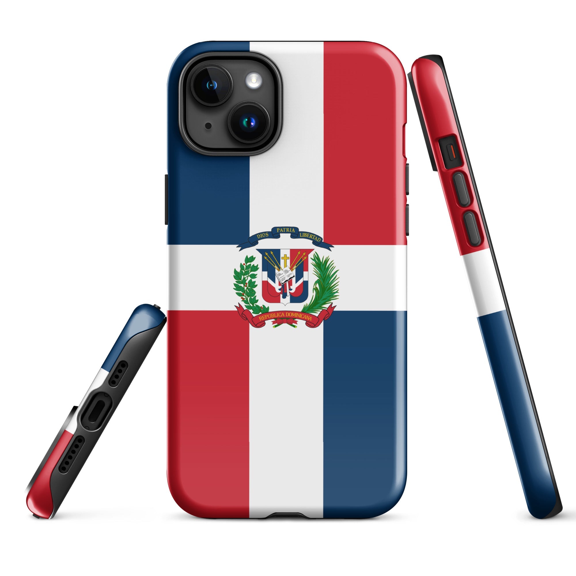 Dominican Republic Flag Tough Cellphone Case for iPhone® - Conscious Apparel Store
