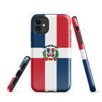 Dominican Republic Flag Tough Cellphone Case for iPhone® - Conscious Apparel Store