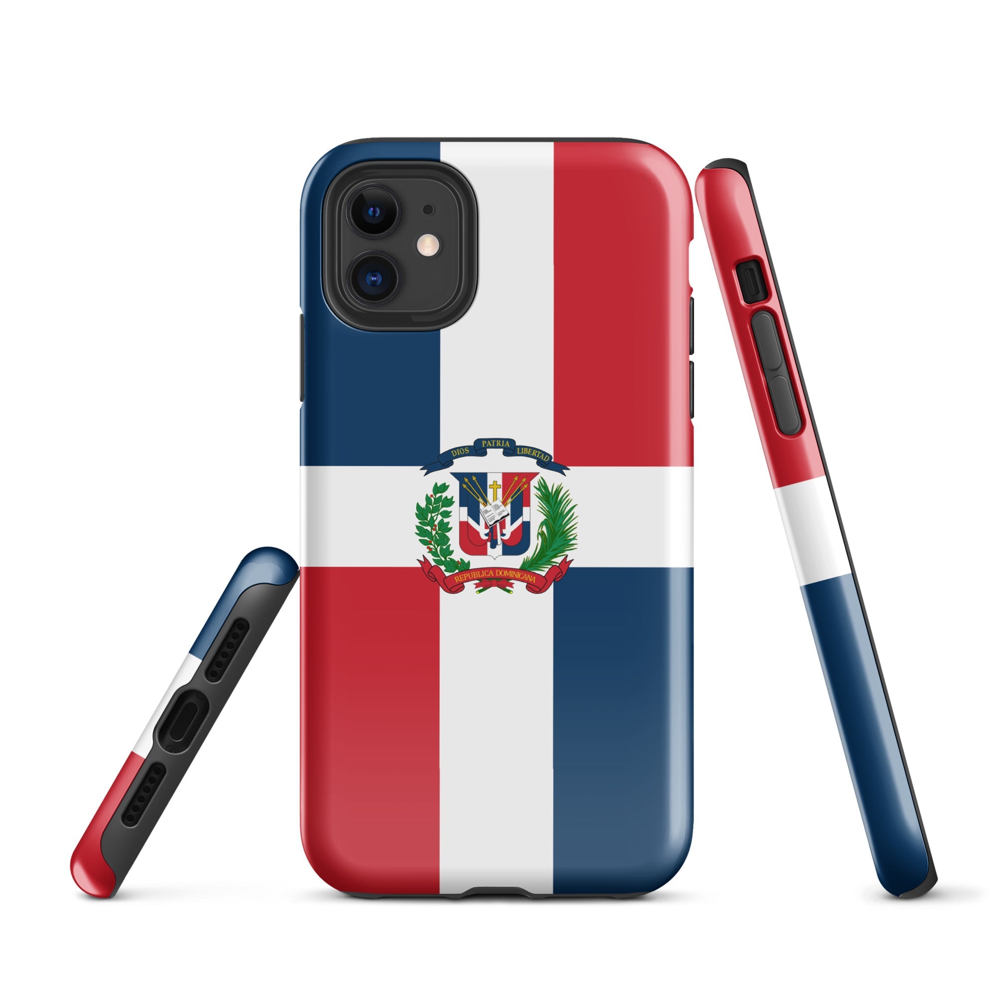 Dominican Republic Flag Tough Cellphone Case for iPhone® - Conscious Apparel Store