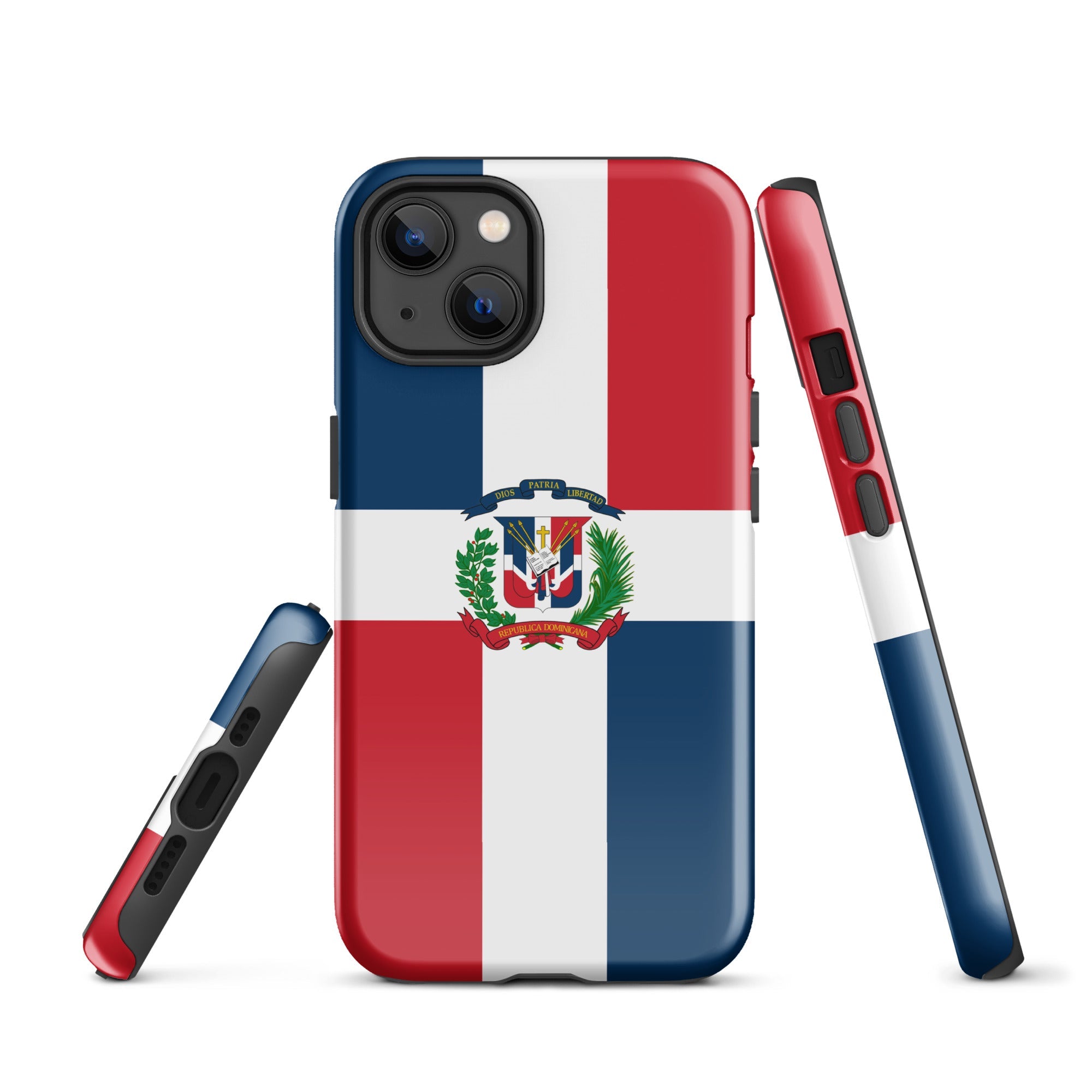Dominican Republic Flag Tough Cellphone Case for iPhone® - Conscious Apparel Store