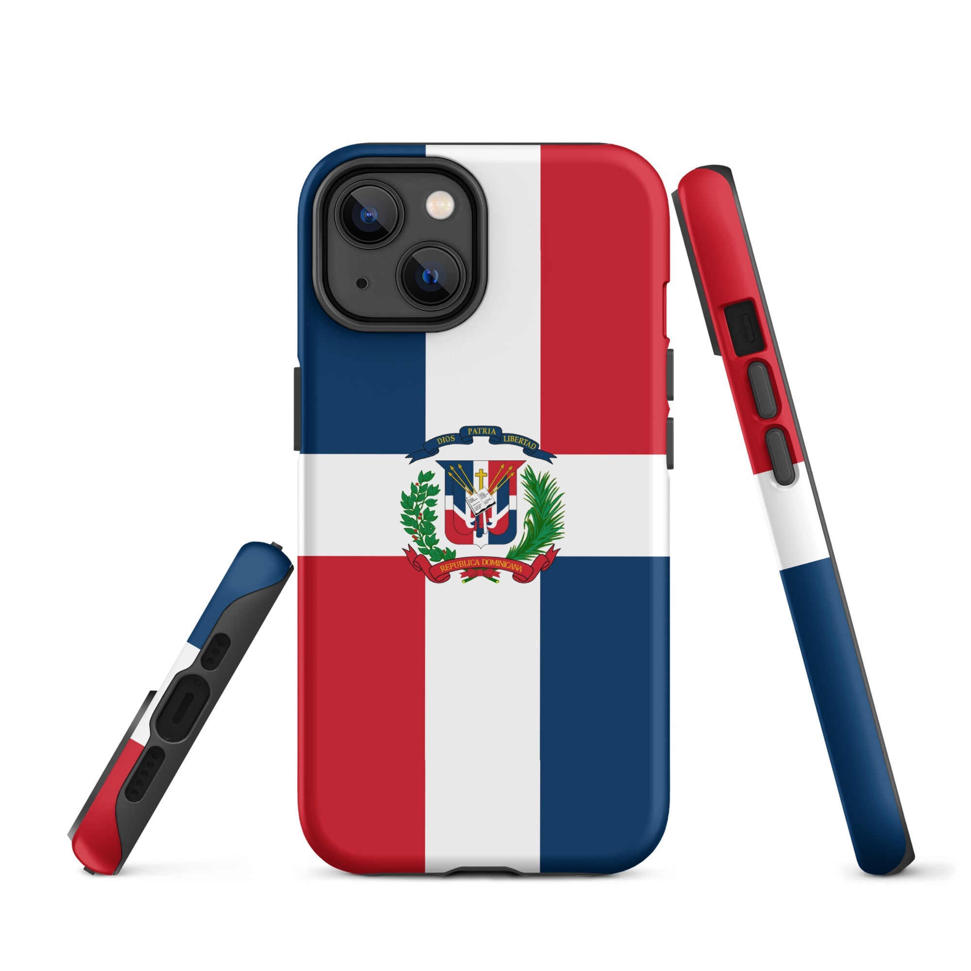 Dominican Republic Flag Tough Cellphone Case for iPhone® - Conscious Apparel Store