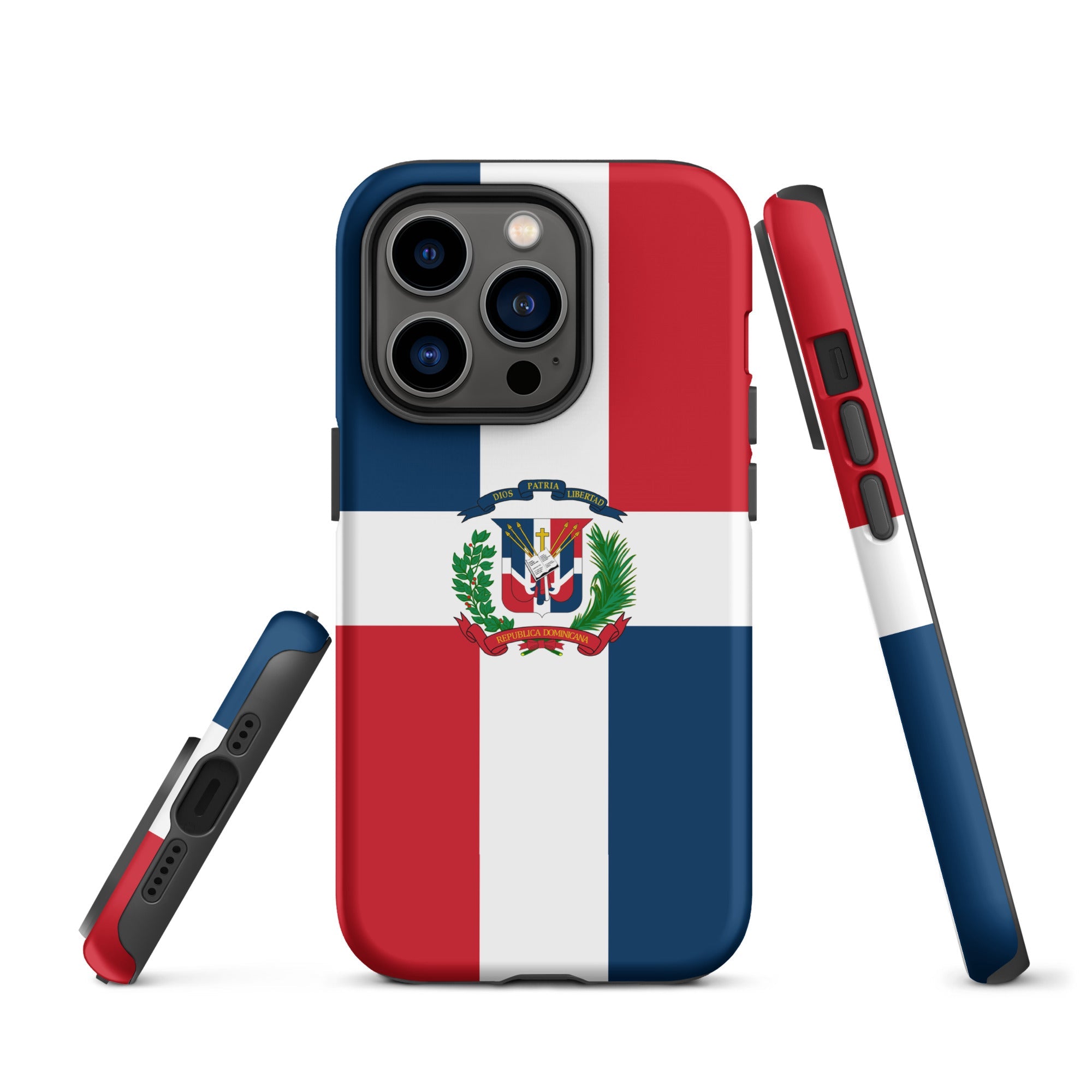 Dominican Republic Flag Tough Cellphone Case for iPhone® - Conscious Apparel Store
