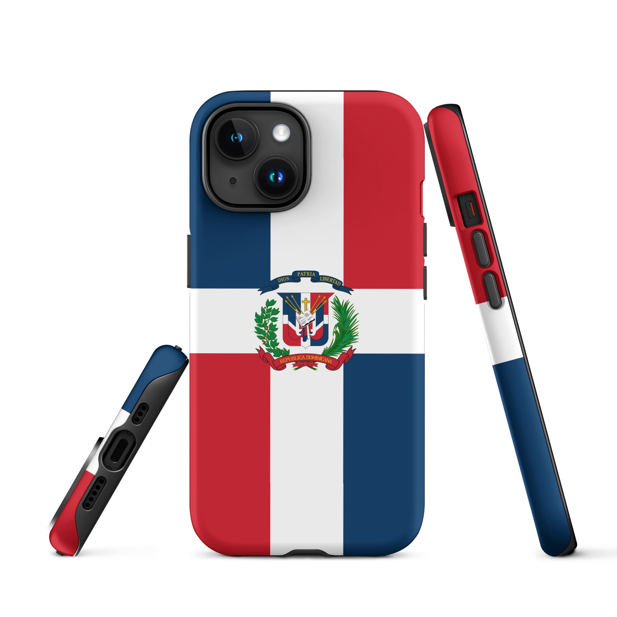 Dominican Republic Flag Tough Cellphone Case for iPhone® - Conscious Apparel Store