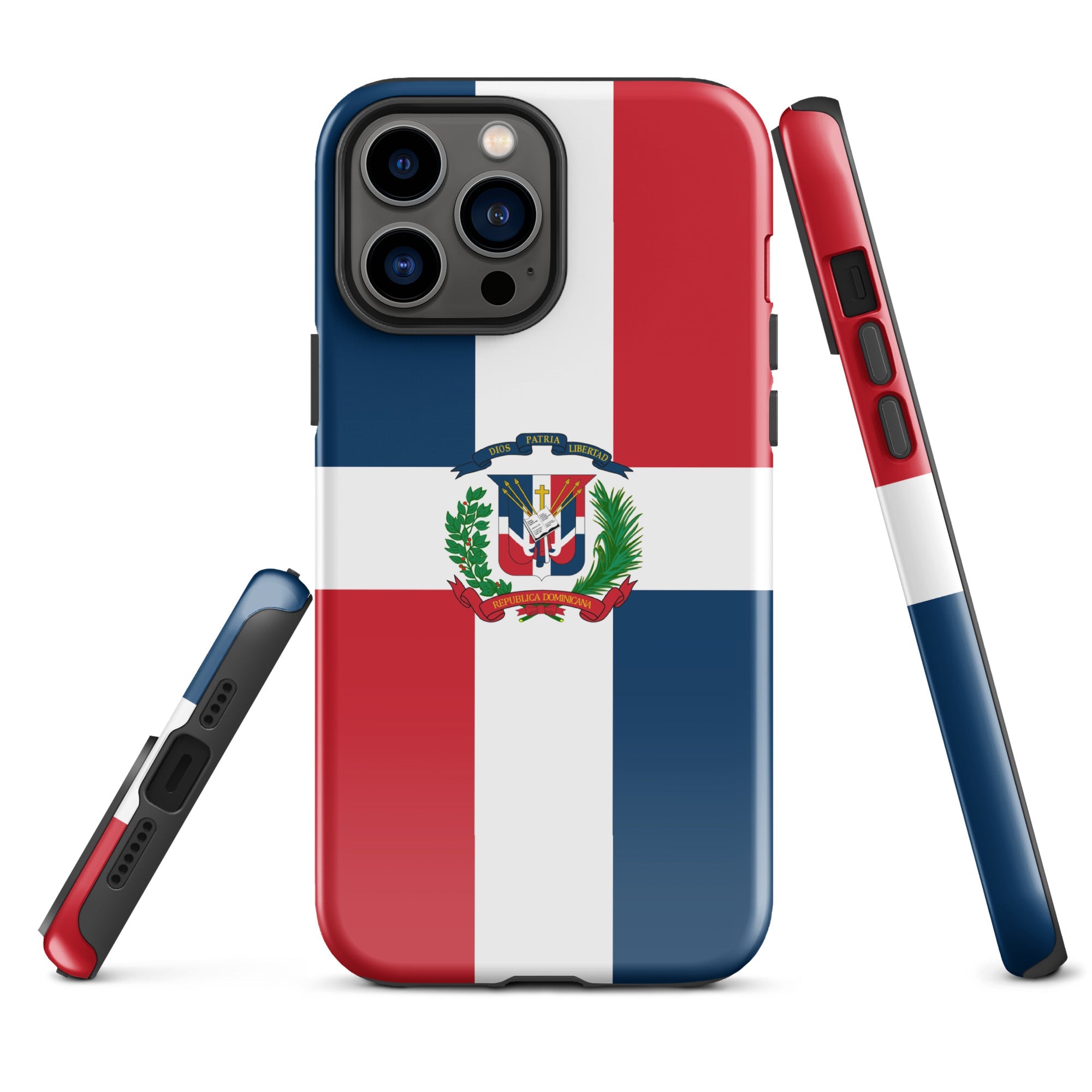 Dominican Republic Flag Tough Cellphone Case for iPhone® - Conscious Apparel Store