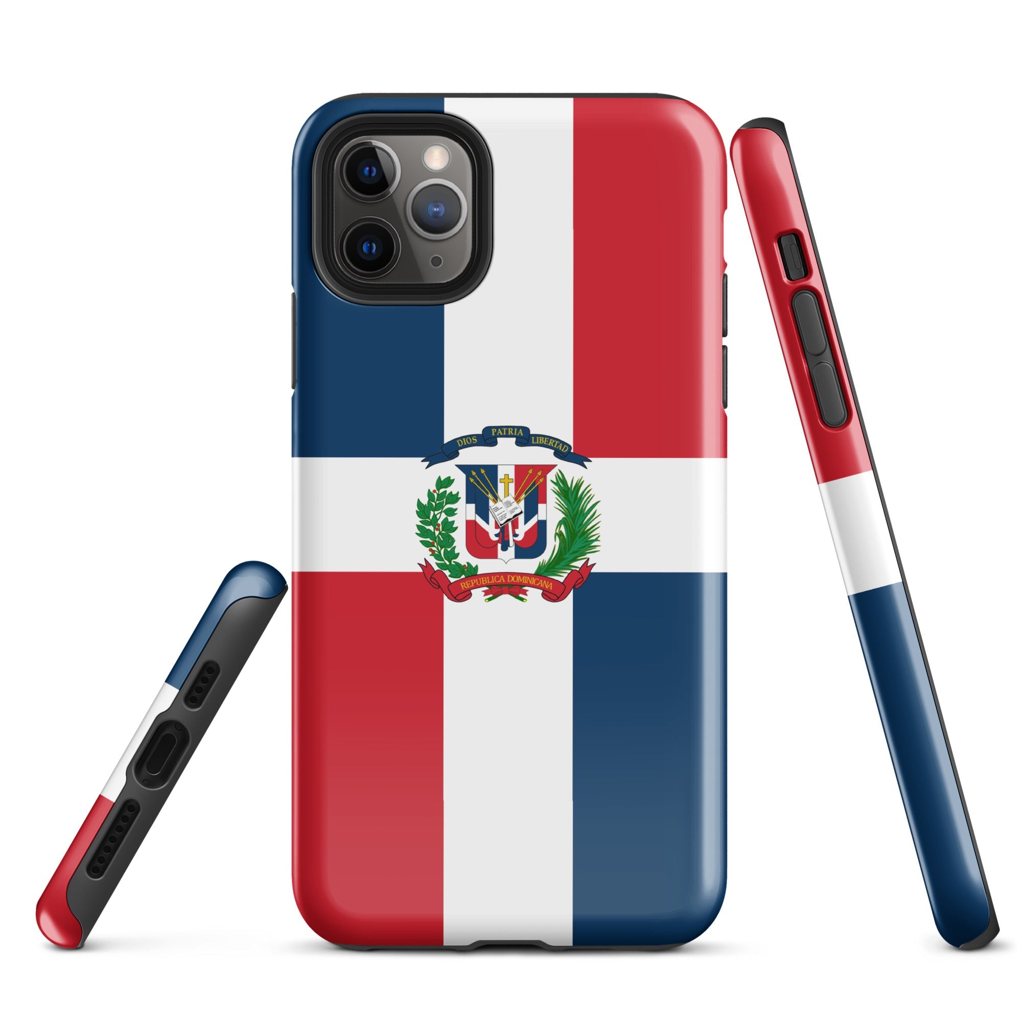 Dominican Republic Flag Tough Cellphone Case for iPhone® - Conscious Apparel Store