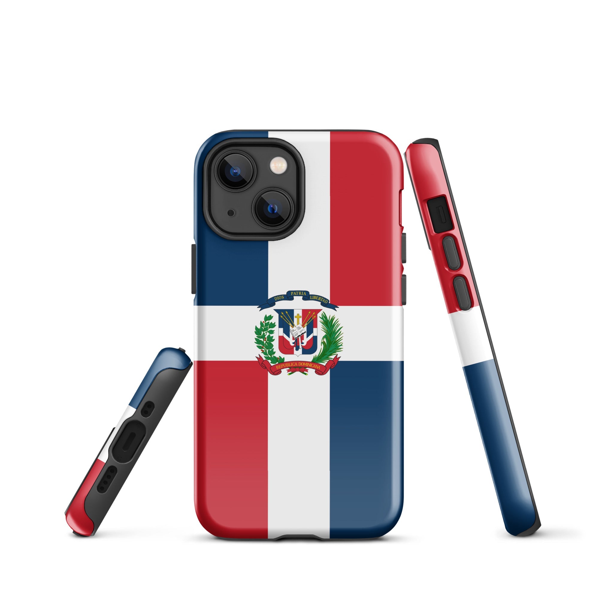 Dominican Republic Flag Tough Cellphone Case for iPhone® - Conscious Apparel Store