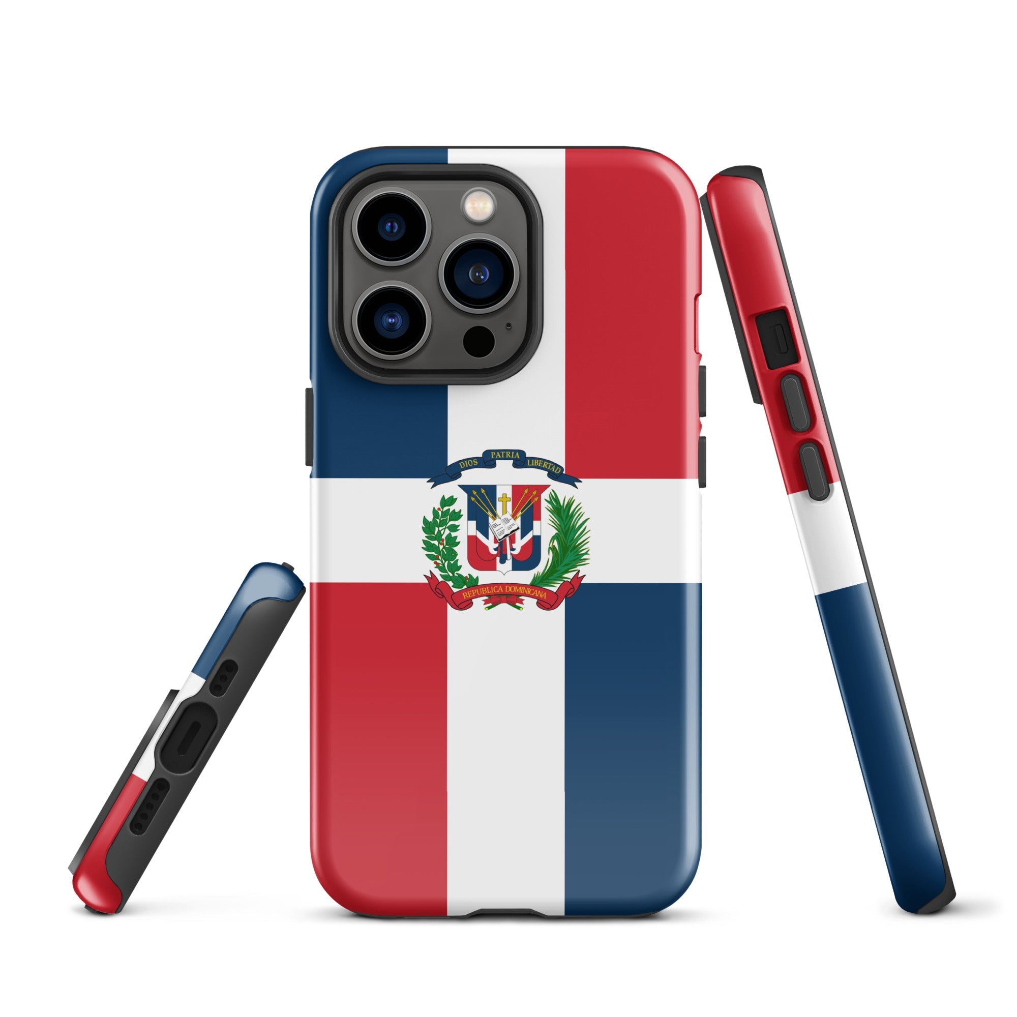 Dominican Republic Flag Tough Cellphone Case for iPhone® - Conscious Apparel Store