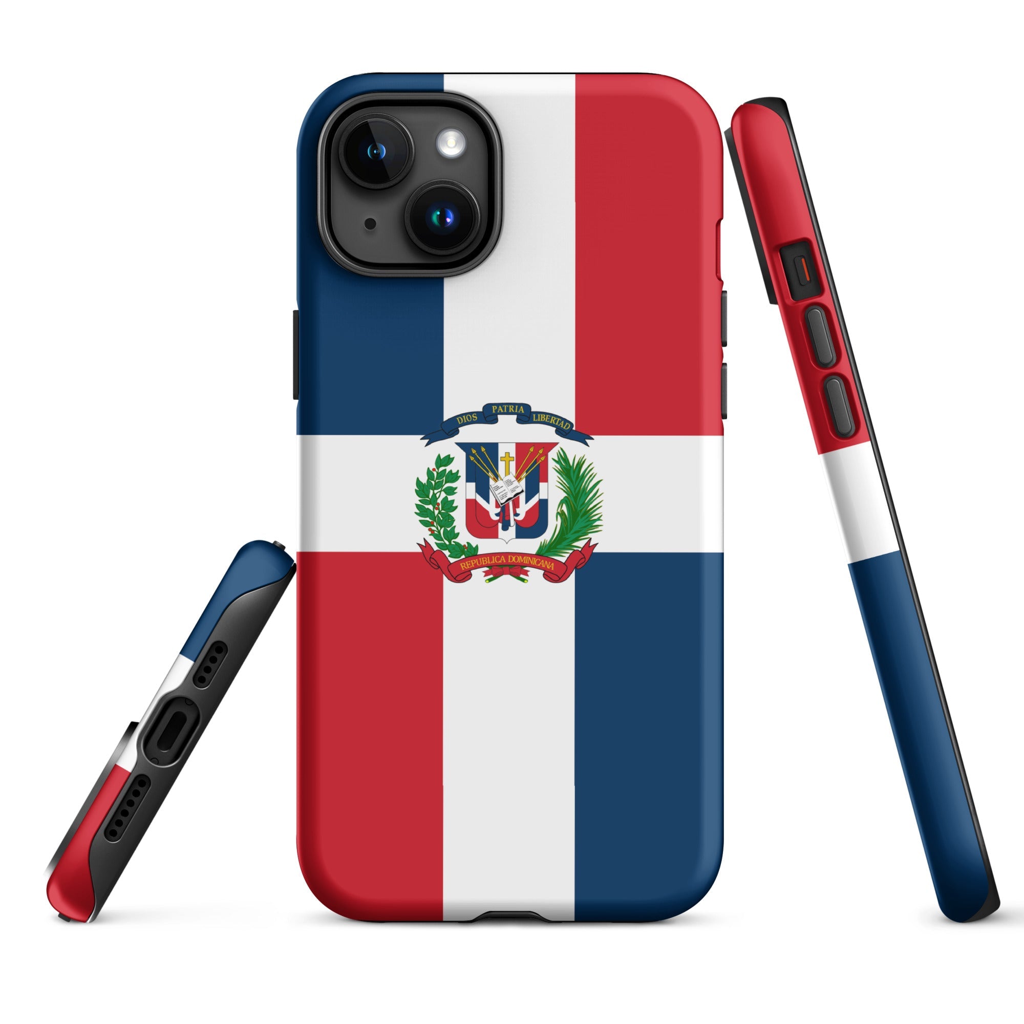 Dominican Republic Flag Tough Cellphone Case for iPhone® - Conscious Apparel Store