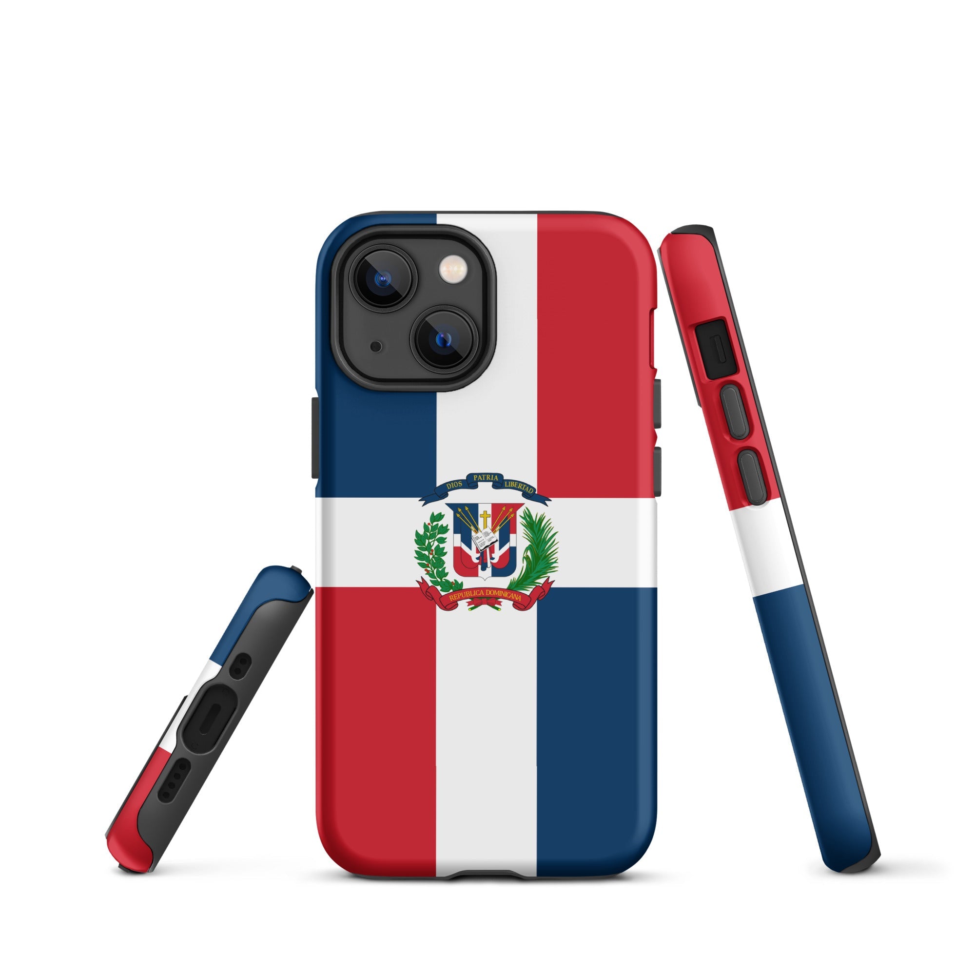 Dominican Republic Flag Tough Cellphone Case for iPhone® - Conscious Apparel Store
