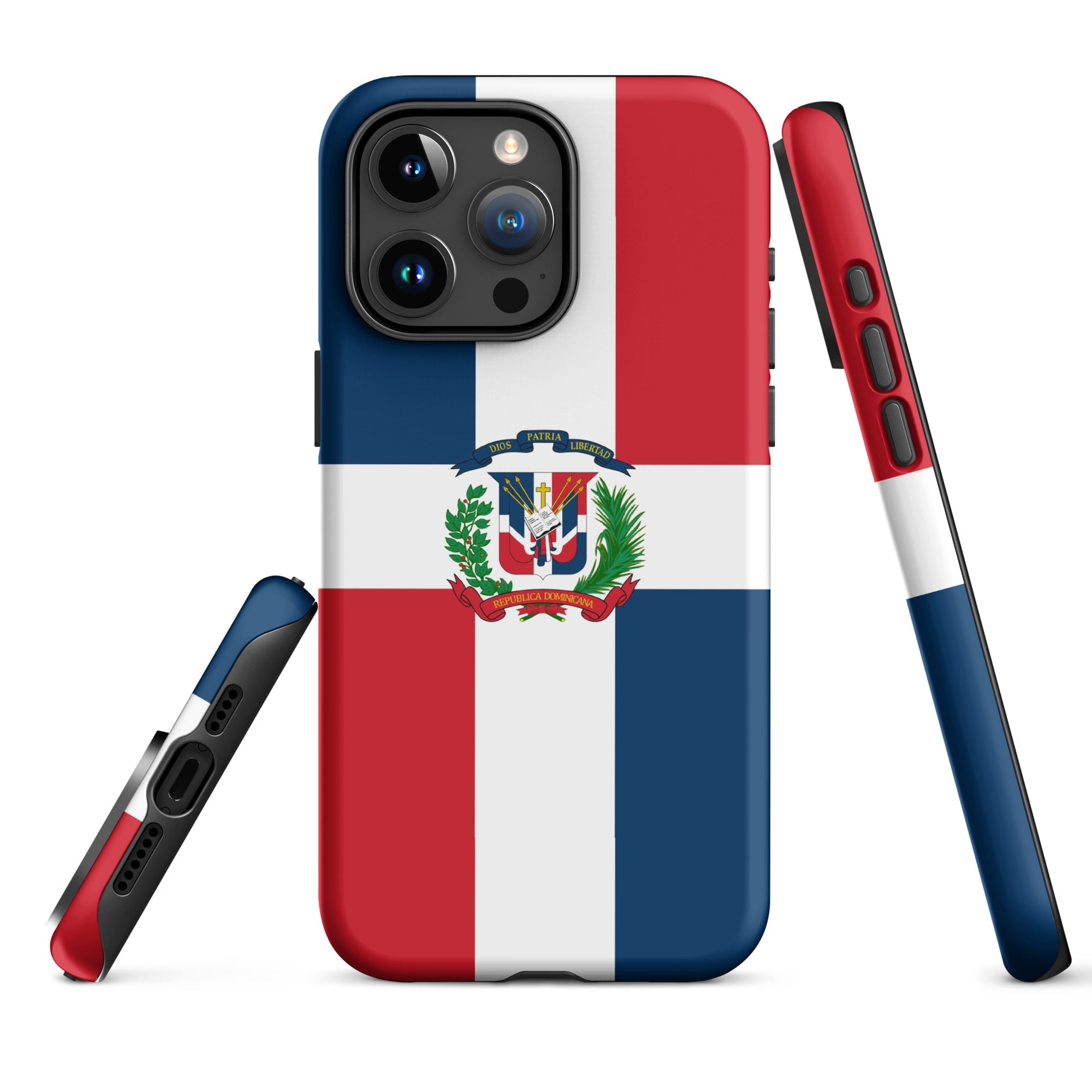 Dominican Republic Flag Tough Cellphone Case for iPhone® - Conscious Apparel Store