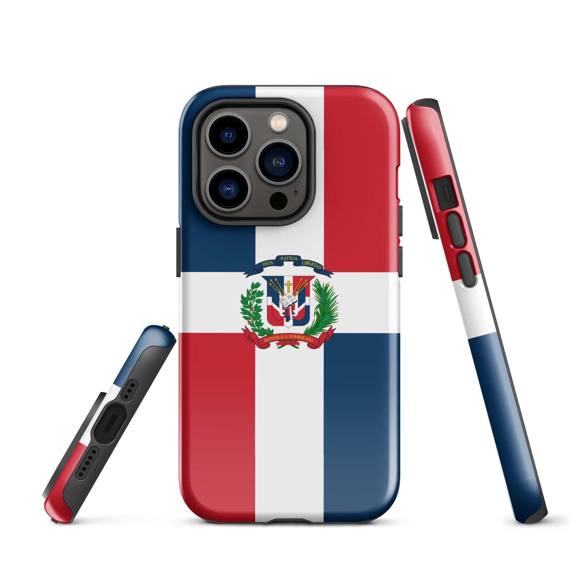 Dominican Republic Flag Tough Cellphone Case for iPhone® - Conscious Apparel Store
