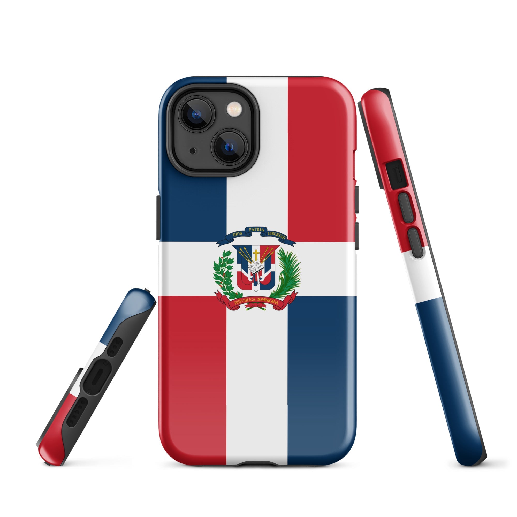 Dominican Republic Flag Tough Cellphone Case for iPhone® - Conscious Apparel Store