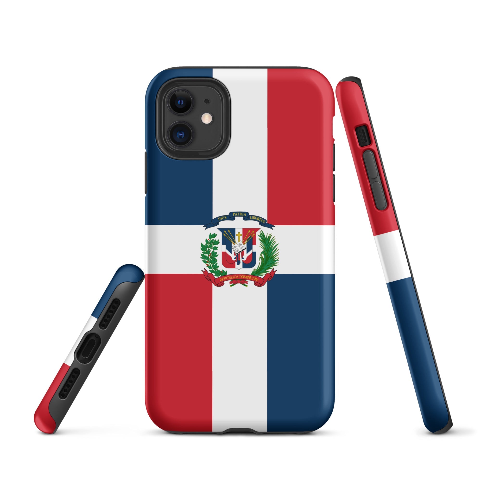 Dominican Republic Flag Tough Cellphone Case for iPhone® - Conscious Apparel Store