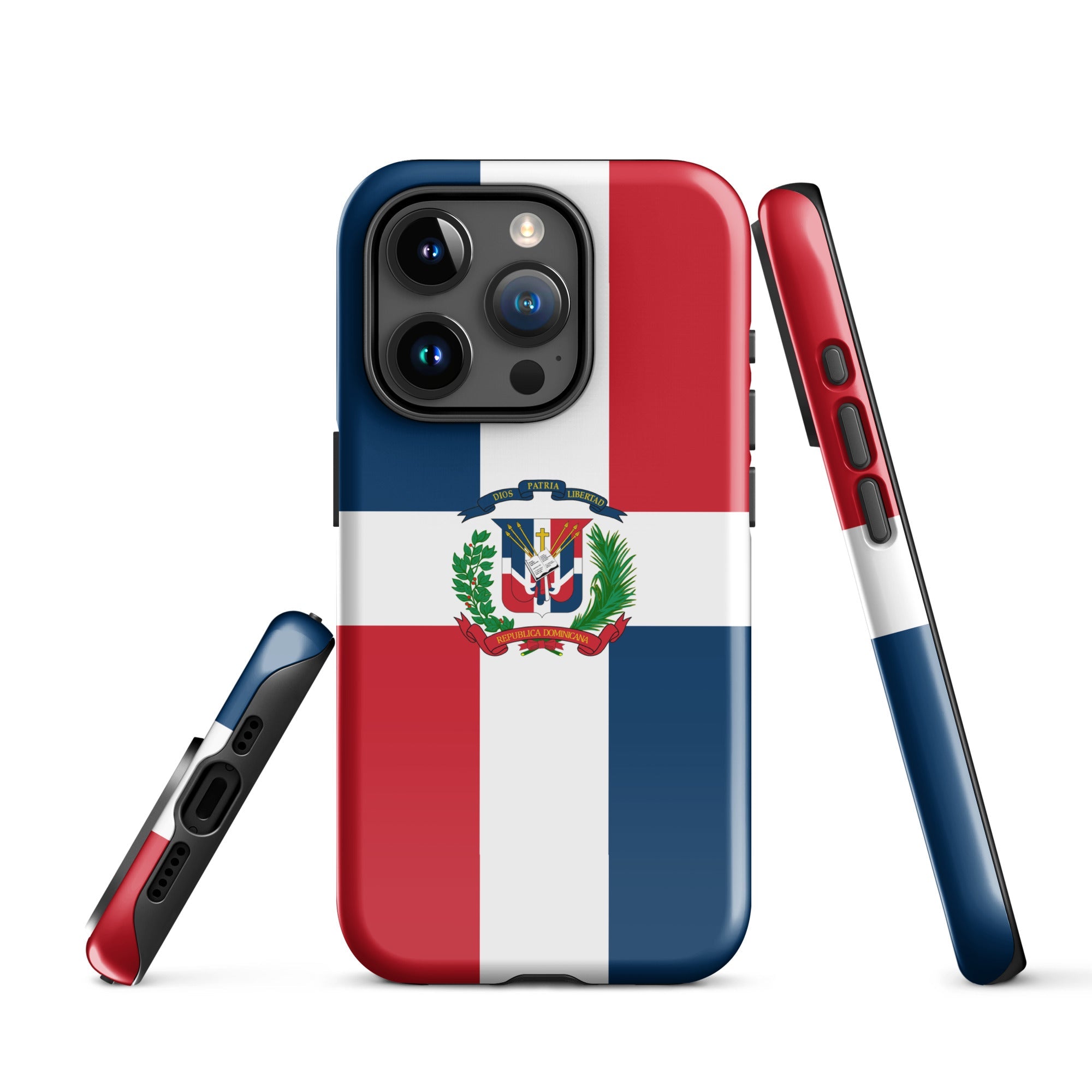 Dominican Republic Flag Tough Cellphone Case for iPhone® - Conscious Apparel Store