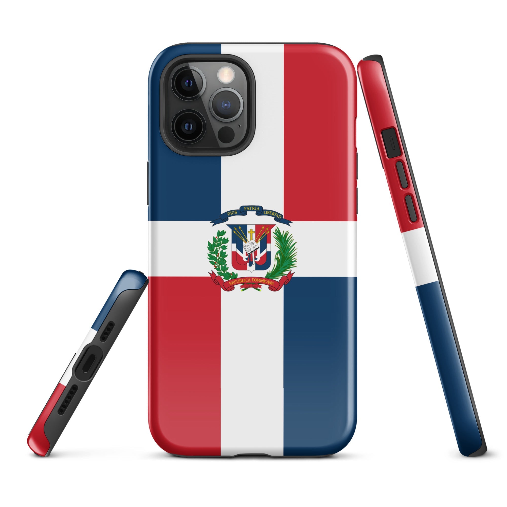 Dominican Republic Flag Tough Cellphone Case for iPhone® - Conscious Apparel Store