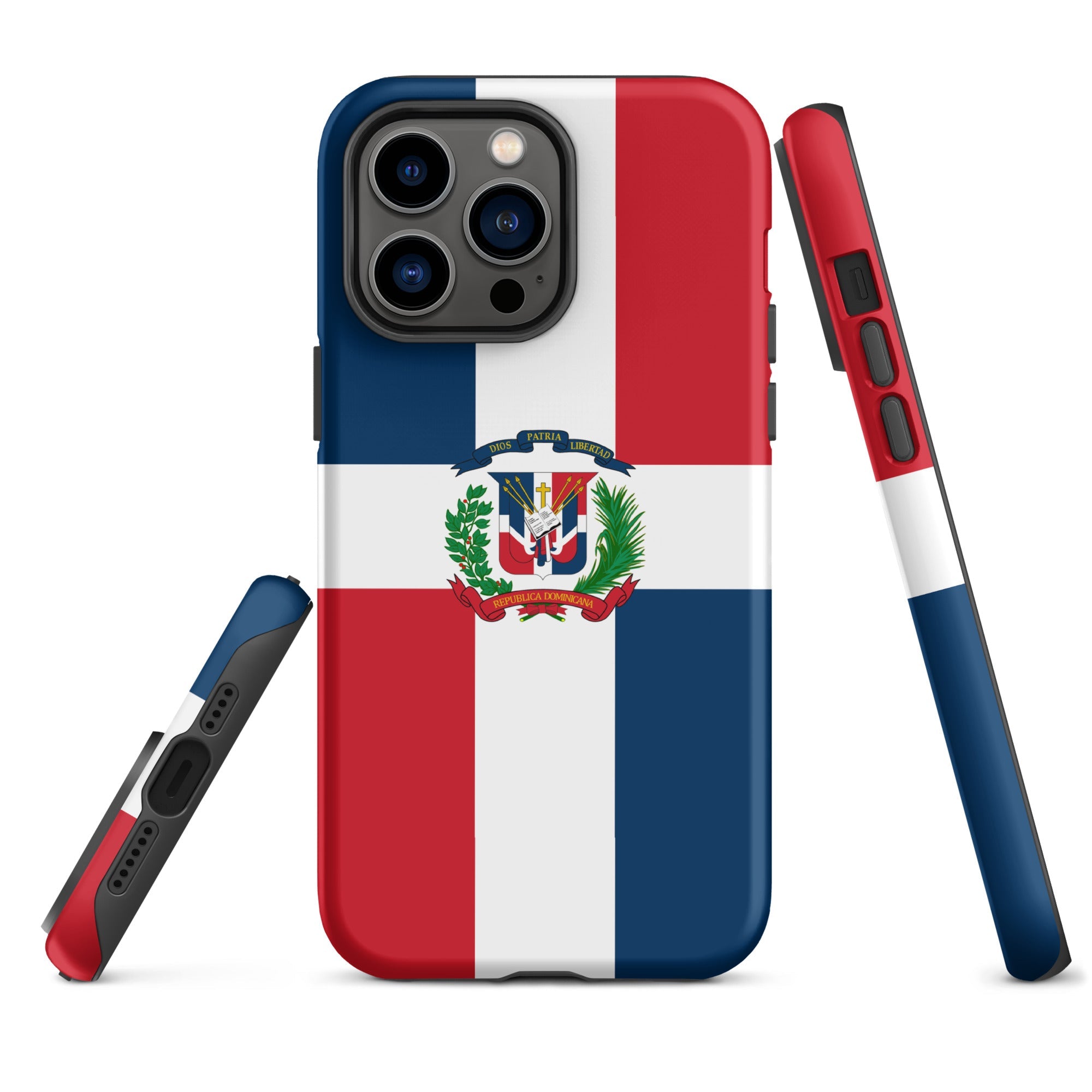 Dominican Republic Flag Tough Cellphone Case for iPhone® - Conscious Apparel Store