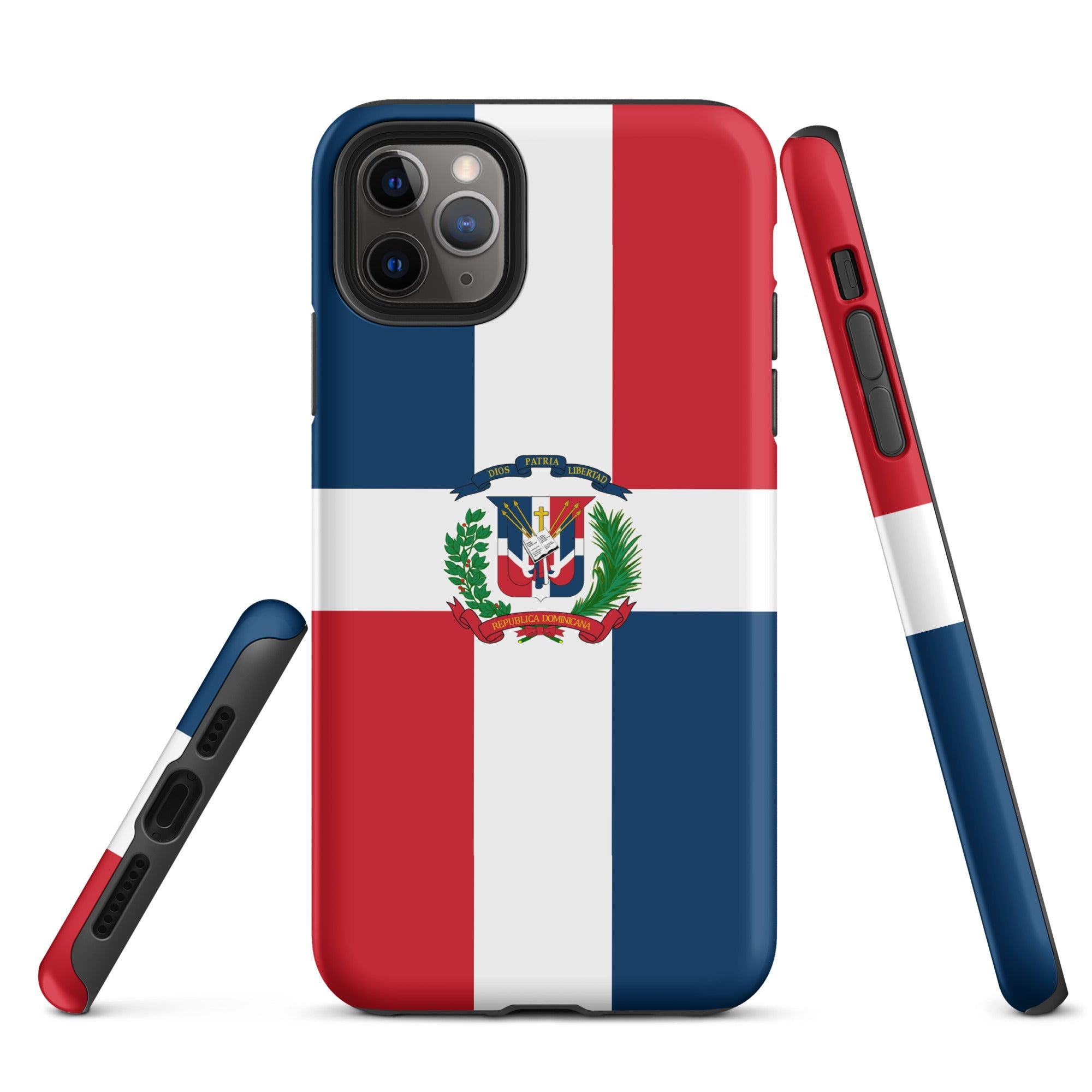 Dominican Republic Flag Tough Cellphone Case for iPhone® - Conscious Apparel Store