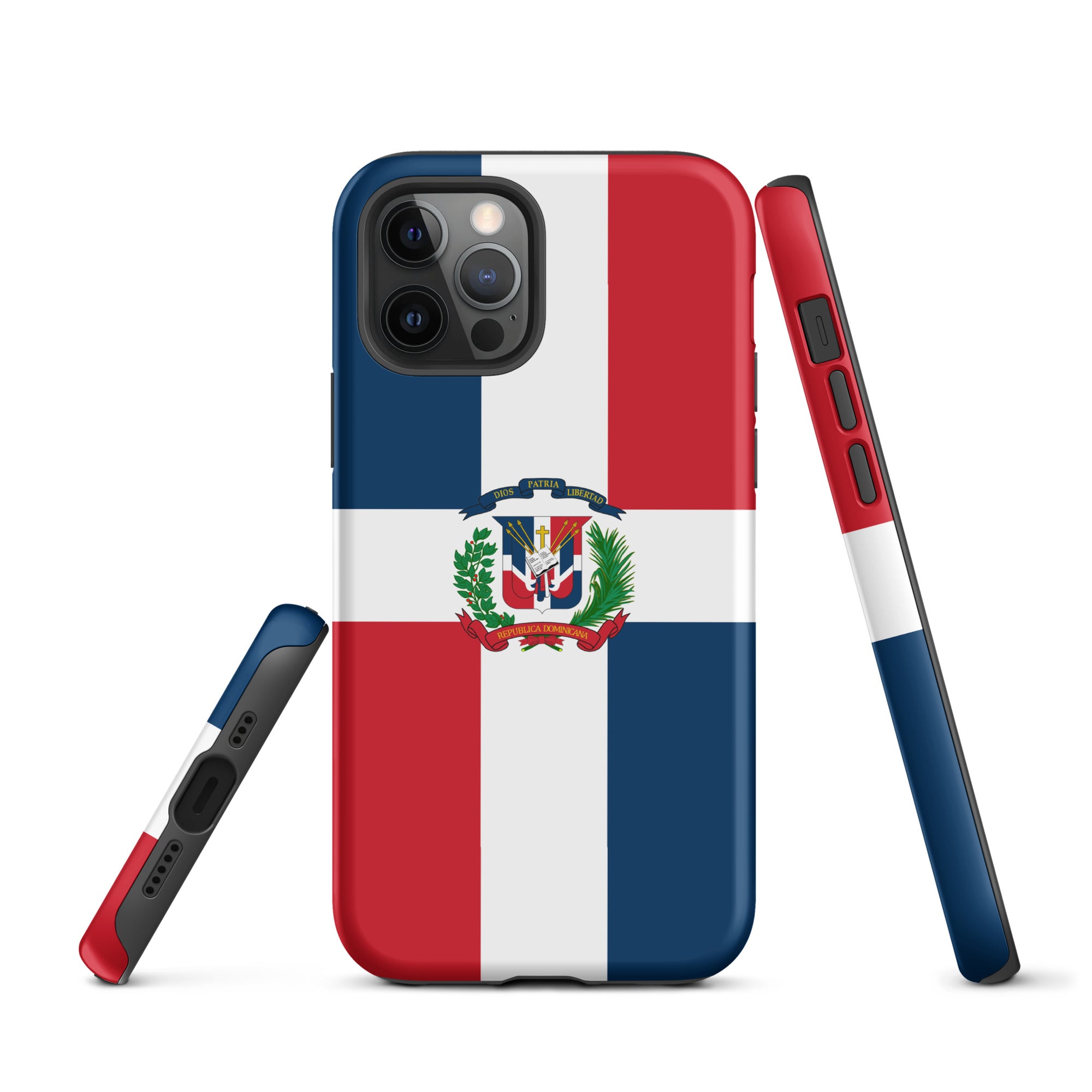Dominican Republic Flag Tough Cellphone Case for iPhone® - Conscious Apparel Store