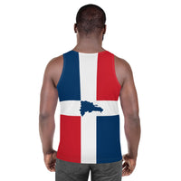 Dominican Republic Flag Unisex Tank Top - Conscious Apparel Store