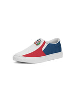 Dominican Republic Flag Women's Slip-On Canvas Shoe - Conscious Apparel Store