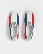 Dominican Republic Flag Women's Slip-On Canvas Shoe - Conscious Apparel Store