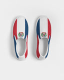 Dominican Republic Flag Women's Slip-On Canvas Shoe - Conscious Apparel Store