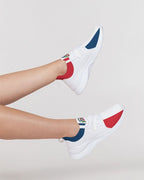 Dominican Republic Flag Women's Two-Tone Sneaker - Conscious Apparel Store