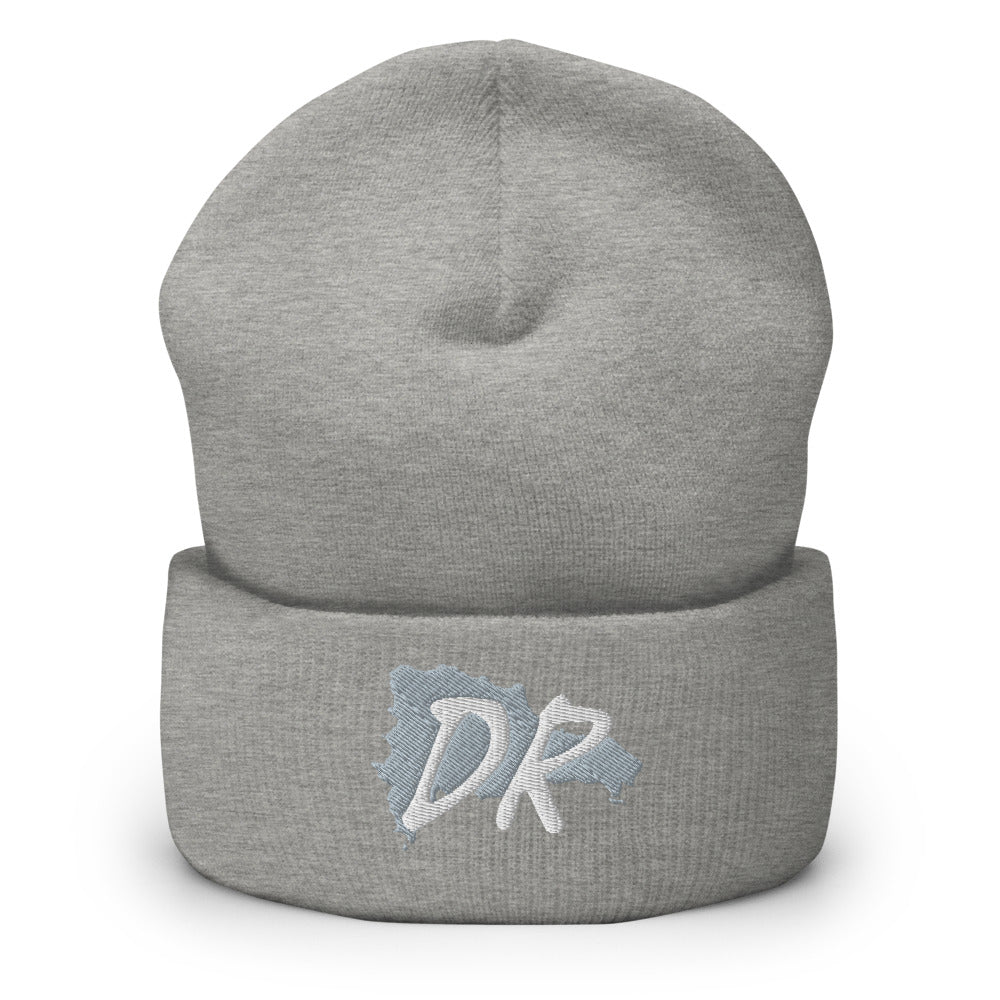 Dominican Republic Map Cuffed Beanie - Conscious Apparel Store