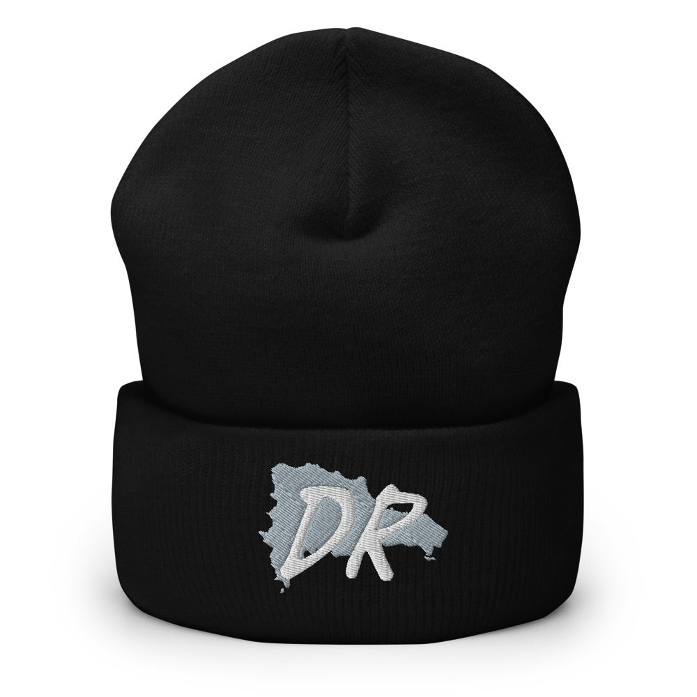 Dominican Republic Map Cuffed Beanie - Conscious Apparel Store