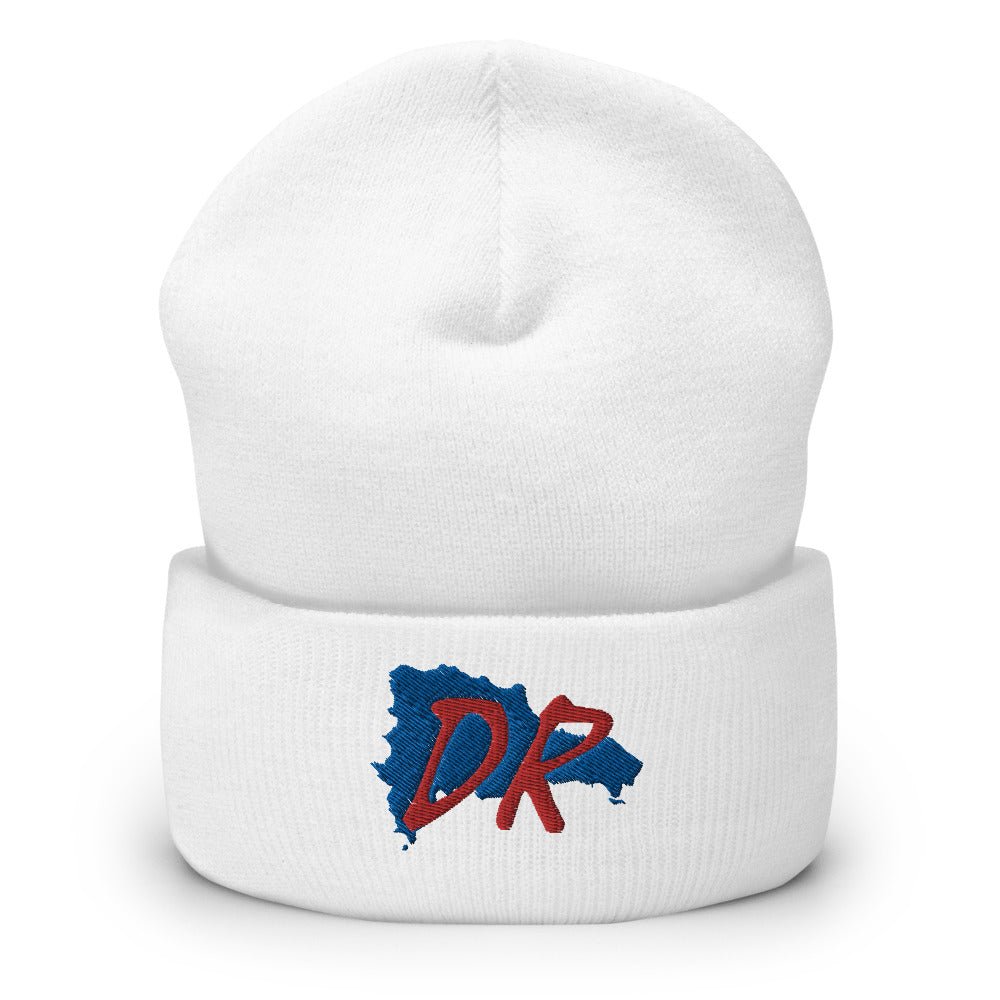 Dominican Republic Map Cuffed Beanie - Conscious Apparel Store