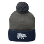 Dominican Republic Map Pom-Pom Beanie - Conscious Apparel Store