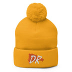 Dominican Republic Map Pom-Pom Beanie - Conscious Apparel Store