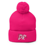 Dominican Republic Map Pom-Pom Beanie - Conscious Apparel Store